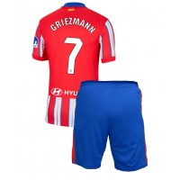 Atletico Madrid Antoine Griezmann #7 Replica Home Minikit 2024-25 Short Sleeve (+ pants)